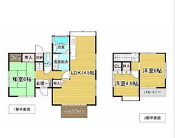 福岡市東区和白東４丁目　戸建 3LDKの間取り