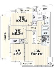 間取図画像 3LDK