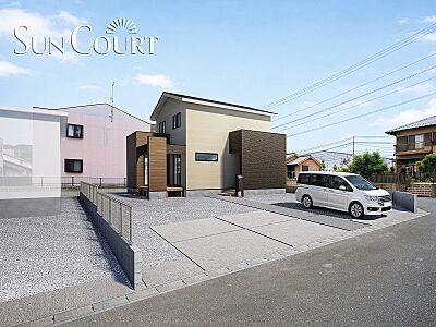 外観:※こちらはあくまでもイメージです。実際のプランや色味とは異なる場合がありますのでご了承ください。 外観:※こちらはあくまでもイメージです。実際のプランや色味とは異なる場合がありますのでご了承ください。