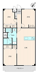 グリーンハイツ輝国 3LDKの間取図画像