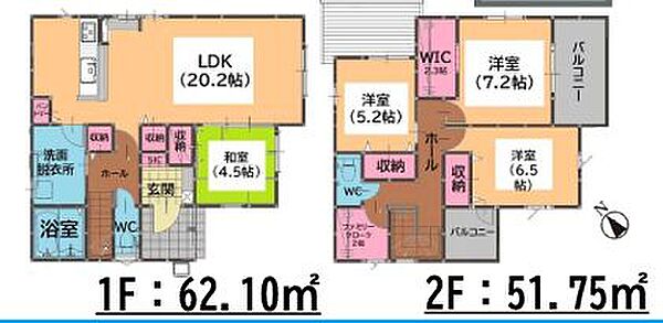 間取りを拡大表示