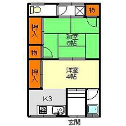 間取図画像 2K