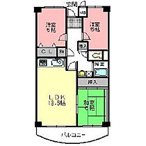 プレストコート壱番館・弐番館  ｜ 大阪府河内長野市小山田町（賃貸マンション3LDK・6階・68.64㎡） その2