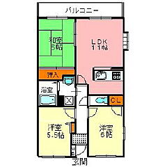 物件の間取り