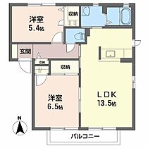 山口県宇部市大字中宇部1773-6（賃貸アパート2LDK・2階・58.10㎡） その2