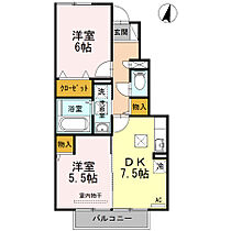 ラ・フェリシタ 102 ｜ 山口県宇部市大字際波414-118（賃貸アパート2DK・1階・47.51㎡） その2