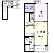 山口県宇部市大字妻崎開作284-10（賃貸アパート1LDK・2階・43.80㎡） その2