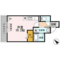 セントレ ドゥ マーブルU 202 ｜ 山口県宇部市中央町２丁目12-6（賃貸アパート1R・2階・28.34㎡） その2