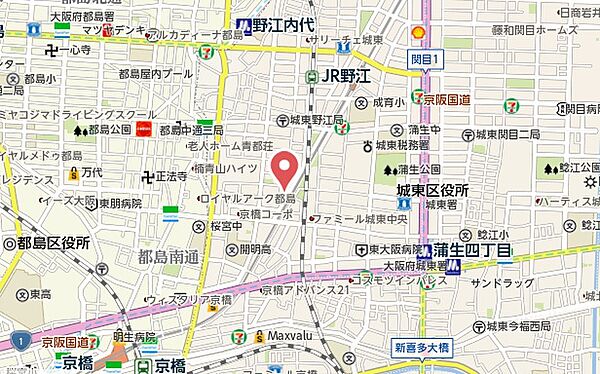 画像30:JR野江駅と京阪本線野江駅、いずれも徒歩7分のアクセスの良さ
