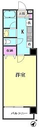 アビタシオン,エムズ5 1Kの間取図画像