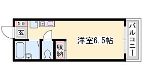 兵庫県姫路市飾磨区城南町３丁目（賃貸アパート1K・1階・19.82㎡） その2