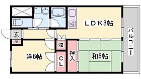 兵庫県姫路市保城（賃貸アパート2LDK・2階・50.00㎡） その2