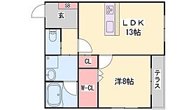 兵庫県姫路市西夢前台１丁目（賃貸マンション1LDK・2階・51.81㎡） その2