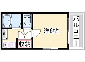 兵庫県姫路市手柄２丁目（賃貸アパート1K・1階・18.20㎡） その2