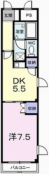 兵庫県姫路市飾磨区野田町(賃貸マンション1DK・3階・35.26㎡)の写真 その2