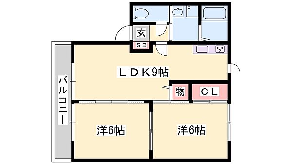 兵庫県小野市王子町(賃貸アパート2LDK・2階・49.85㎡)の写真 その2