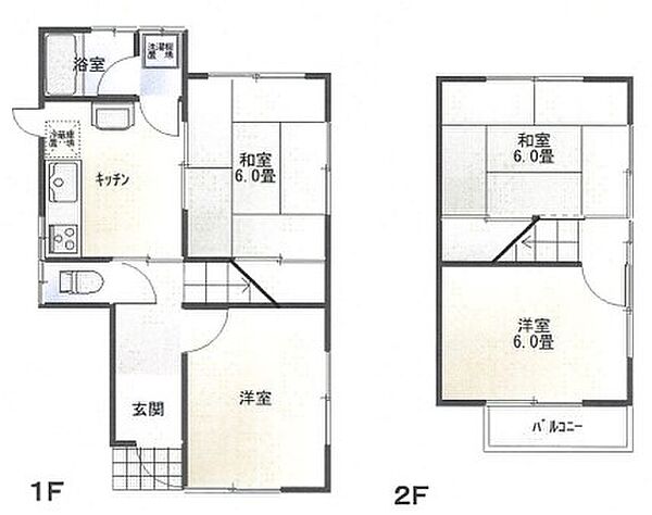 兵庫県加古川市加古川町美乃利(賃貸一戸建4DK・1階・64.33㎡)の写真 その2