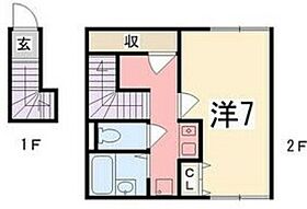 兵庫県姫路市大津区新町２丁目（賃貸アパート1K・2階・21.00㎡） その2