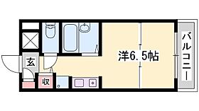 兵庫県姫路市北平野２丁目（賃貸マンション1K・3階・24.84㎡） その2