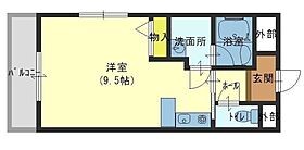 兵庫県加古川市加古川町溝之口（賃貸マンション1R・3階・30.00㎡） その2