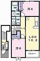 兵庫県たつの市揖保川町黍田（賃貸アパート2LDK・2階・57.02㎡） その2