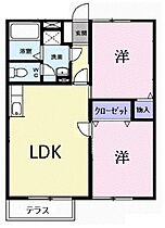 兵庫県加古川市東神吉町西井ノ口（賃貸アパート2LDK・1階・54.92㎡） その2