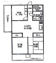 兵庫県姫路市新在家中の町（賃貸マンション3LDK・2階・51.85㎡） その2