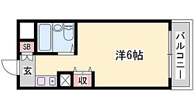 兵庫県姫路市北平野６丁目（賃貸マンション1R・4階・17.18㎡） その2