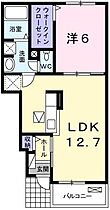 兵庫県姫路市北平野１丁目（賃貸アパート1LDK・1階・44.17㎡） その2