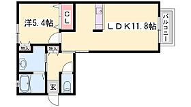 兵庫県姫路市手柄（賃貸アパート1LDK・2階・41.50㎡） その2