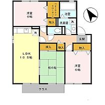 兵庫県姫路市別所町佐土２丁目（賃貸アパート3LDK・1階・70.43㎡） その2