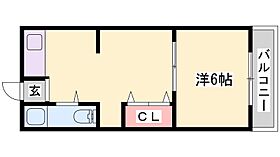 兵庫県姫路市白国１丁目（賃貸アパート1LDK・2階・30.00㎡） その2