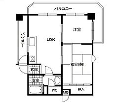 兵庫県加古川市加古川町河原（賃貸マンション2LDK・5階・39.96㎡） その2