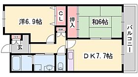 兵庫県神崎郡福崎町西田原（賃貸マンション2DK・2階・50.57㎡） その2