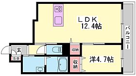 兵庫県姫路市東延末４丁目（賃貸マンション1LDK・3階・41.63㎡） その2