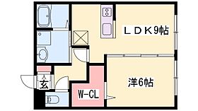 兵庫県姫路市下手野４丁目（賃貸アパート1LDK・2階・40.29㎡） その2