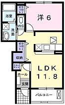 兵庫県姫路市飾西（賃貸アパート1LDK・1階・42.80㎡） その2