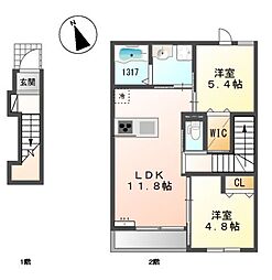 JR東海道・山陽本線 御着駅 徒歩17分の賃貸アパート