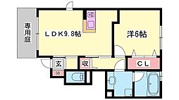 シャトン A棟 1階
