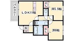オークス中島 1階/101