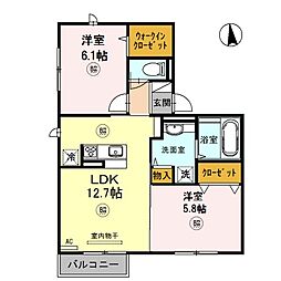 カトル　ピア 2階