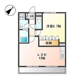 サンハイツII 2階
