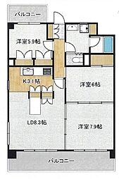 朝日プラザ加古川ヴィラージュ 4階