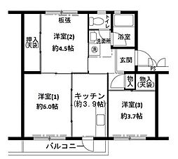 ビレッジハウス志染12号棟 2階