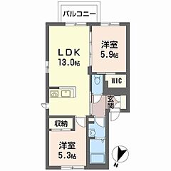 物件の間取り