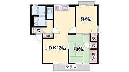 ガーデンハイツ　B棟 2階/B202