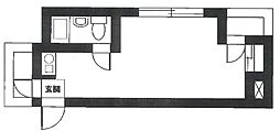 BWBLD.17 ワンルームの間取図画像
