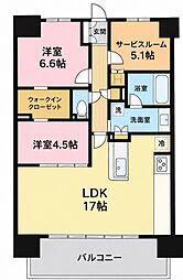 ウエリス姫路 2階