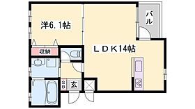 2階 / 1LDK / 44.6㎡