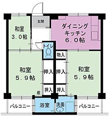物件の間取り